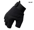 Тактические перчатки Army Fingerless Gloves Mil-tec Black 12538502 размер M - изображение 2