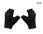 Тактические перчатки Army Fingerless Gloves Mil-tec Black 12538502 размер M - изображение 3