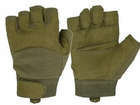 Тактические Mil-Tec Army Fingerless Gloves перчатки 12538501 олива размер 2XL - зображення 1