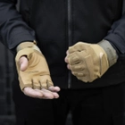 Тактичні Військові Рукавички Без Пальців Для Військових Койот Tactical Gloves PRO Coyot XL Безпалі Армійські Штурмові - зображення 11