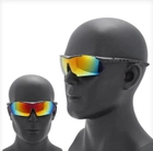 Очки тактические / защитные поляризованные тактические очки с 5 линзами / баллистические очки M-FRAME Hybrid - изображение 4