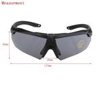 Окуляри тактичні / захисні тактичні окуляри з 3 лінзами з поляризацією / балістичні окуляри Cobra Tactic Armor - зображення 3