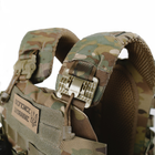 Каска шлем тактический + Активные Навушники EARMOR M32H Кавер Мультикам "FAST NIJ IIIA" кевларовый баллистический Черный - изображение 10