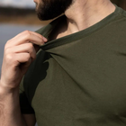 Тактическая камуфляжная футболка Олива (Размер 48) - изображение 2
