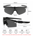 Тактические защитные очки Daisy X11,,хаки,с поляризацией,очки - изображение 5