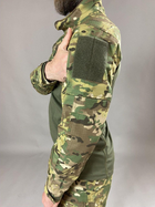 Військова тактична сорочка Убакс Tactic довгий рукав РІП-СТОП, бойова сорочка, мультикам 50 - зображення 4