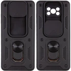 Ударопрочный чехол Camshield Serge Ring для Xiaomi Poco X3 NFC / Poco X3 Pro Black