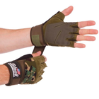 Тактичні рукавички безпалі Schiek Mechanix L олива - зображення 1