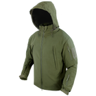 Тактическая утепленная куртка софтшелл с флисом Condor SUMMIT Soft Shell Jacket 602 XX-Large, Олива (Olive) - изображение 1