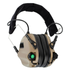 Активні навушники для стрільби Earmor M31 Tan / Койот - зображення 6