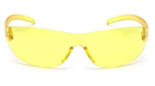 Захисні тактичні окуляри Pyramex відкриті стрілецькі окуляри Alair (amber) жовті (2АЛАИ-33) - зображення 3
