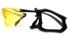 Захисні тактичні окуляри Pyramex стрілкові окуляри з ущільнювачем Proximity (amber) Anti-Fog, жовті - зображення 8