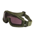Защитные очки и маска 2 в 1 тактические M Frame олива Oakley Si Ballistic - изображение 2