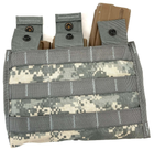 Подсумок тактический для трех магазинов М4, М16, AR15 Three Mag Pouch пиксель (193128)