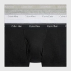 Calvin Klein Underwear Trunk 3Pk 000NB1893A-MP1 L 3 szt. Czarny/Biały/Szary (8719115129361) - obraz 1