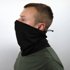 Бафф летний защитный ХБ ткань с затяжкой для регулировки размера Черный - изображение 4