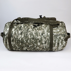 Баул рюкзак тактичний 100л Oxford 800D Піксель - зображення 3