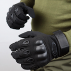 Тактические рукавицы Oakley полнопалые размер XL Черные - изображение 7
