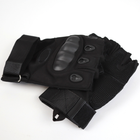 Тактичні рукавиці Oakley без пальців розмір XL Чорні - зображення 6