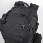 Рюкзак тактический Kurok 55 литров и 3 подсумка на Molle Черный - изображение 8