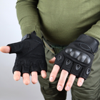 Тактические рукавицы Oakley без пальцев размер L Черные - изображение 3
