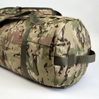 Баул рюкзак тактичний 100л Oxford 800D Мультикам - зображення 5