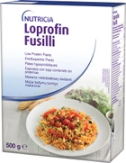 Пищевой продукт для специальных медицинских целей Loprofin Low Protein Pasta Fusilli Макароны с низким содержанием белка 500 г (5016533627558) - изображение 1