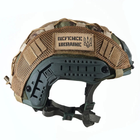 Каска шлем тактический защита | Кавер Мультикам "FAST NIJ IIIA" баллистический шлем кевларовый Хаки - изображение 4