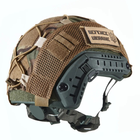 Каска шлем тактический защита | Кавер Мультикам "FAST NIJ IIIA" баллистический шлем кевларовый Хаки - изображение 6