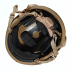 Каска шолом тактичний захист | Кавер Мультикам "FAST NIJ IIIA" балістичний шолом кевларовий Койот - зображення 2