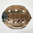 Каска шлем тактический защита | Кавер Мультикам "FAST NIJ IIIA" баллистический шлем кевларовый Хаки - изображение 8