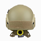 Каска шлем "TEAM WENDY" UKR DEF защита FAST NIJ IIIA баллистический шлем кевларовый Койот - изображение 4