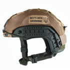 Каска шлем тактический защита | Кавер Пиксель "FAST NIJ IIIA" баллистический шлем кевларовый Хаки - изображение 8