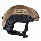 Каска шлем тактический защита | Кавер Піксель "FAST NIJ IIIA" баллистический шлем кевларовый Чорний | Black - зображення 10