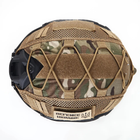 Каска шлем тактический защита | Кавер Піксель "FAST NIJ IIIA" баллистический шлем кевларовый Чорний | Black - зображення 11
