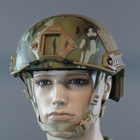 Каска шолом тактичний захист FAST NIJ IIIA балістичний шолом кевларовий UKRDEF мультикам - зображення 7