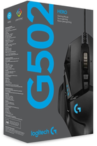 Mysz Logitech G502 Gaming Hero USB RGB Czarna (910-005471) - obraz 8