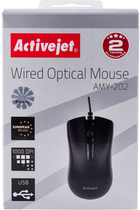 Mysz Activejet AMY-202 USB Czarna - obraz 7