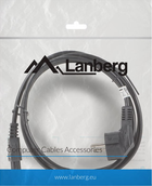 Kabel zasilający Lanberg CEE 7/7 - IEC 320 C5 VDE 1,8m (CA-C5CA-11CC-0018-BK) - obraz 4
