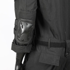 Тактические защитные наколенники и налокотники Eagle KN-04 Black - изображение 9