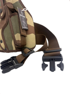 Тактична кобура для пістолета підсумок армійський для зброї на ногу Камуфляж коричневий - зображення 6