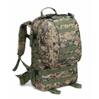 Рюкзак тактический военный с подсумками 55 л Tactical Backpack B08 Пиксель - изображение 5
