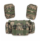 Рюкзак тактический военный с подсумками 55 л Tactical Backpack B08 Пиксель - изображение 7