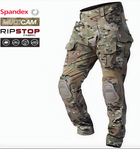 Тактичні штани G3 COMBAT PANTS MULTICAM бойові армійські штани мультикам з наколінниками та спандекс вставками р.4XL(9970117) - зображення 1