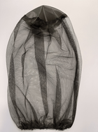 Москитная сетка/накомарник на голову под шлем/панаму/кепку, защита от комаров/мошек, цвет олива, на резинке 10 шт - изображение 8