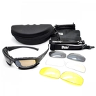 Защитные военные тактические очки с поляризацией Daisy X7 Black + 4 комплекта стекол - зображення 7