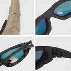Защитные военные тактические очки с поляризацией Daisy С9 + 4 комплекта линз - изображение 5