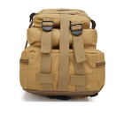 Рюкзак тактический на 40 литров штурмовой военный с системой molle Койот T0457 - изображение 4