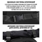 Рюкзак тактический на 40 литров штурмовой военный с системой molle черный РТ-40л - изображение 6