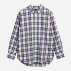 Сорочка жіноча GANT Flannel Check Relaxed Shirt 4300052 42 Біла (7325705876587) - зображення 3